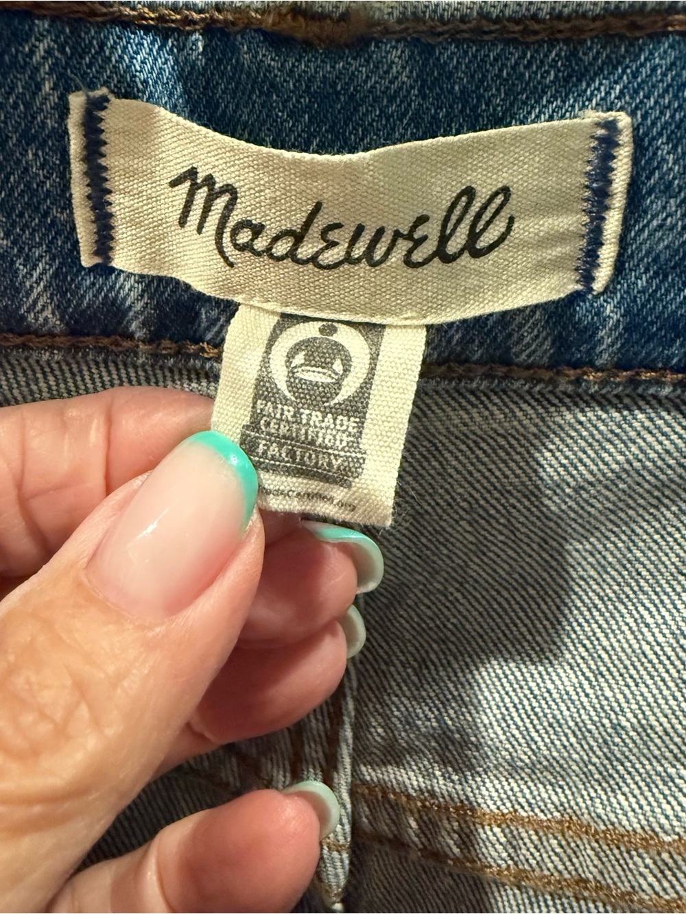 Madewell Light Blue Super Wide-Leg Jeans - Picture 3 of 6